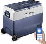 Lodówka AAOBOSI 60L z WiFi, 2 strefy, 12/24V i 230V Chłodzenie i zamra