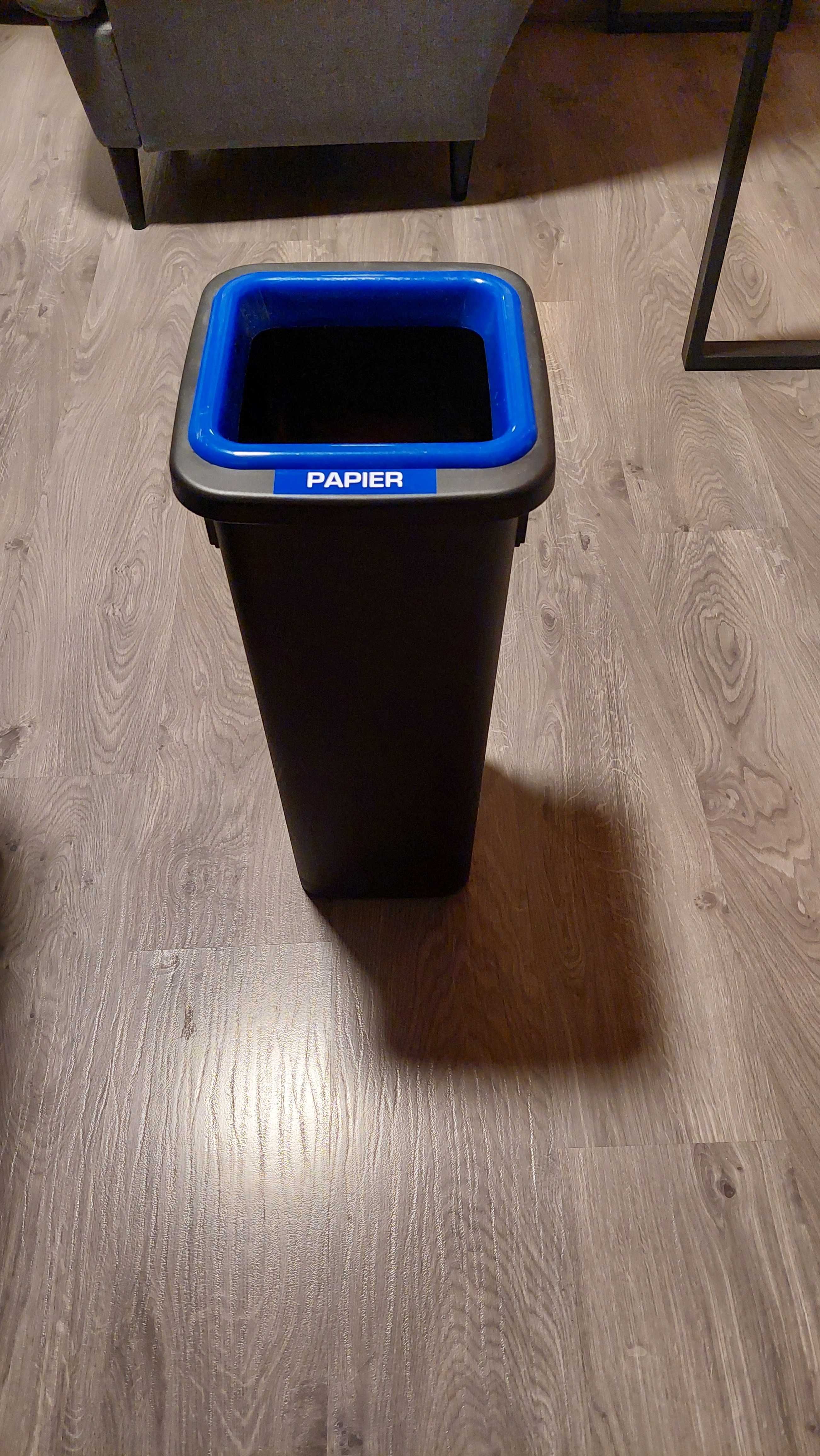 Kosz na śmieci - Nowy kosz do segregacji śmieci i odpadów papier 20l