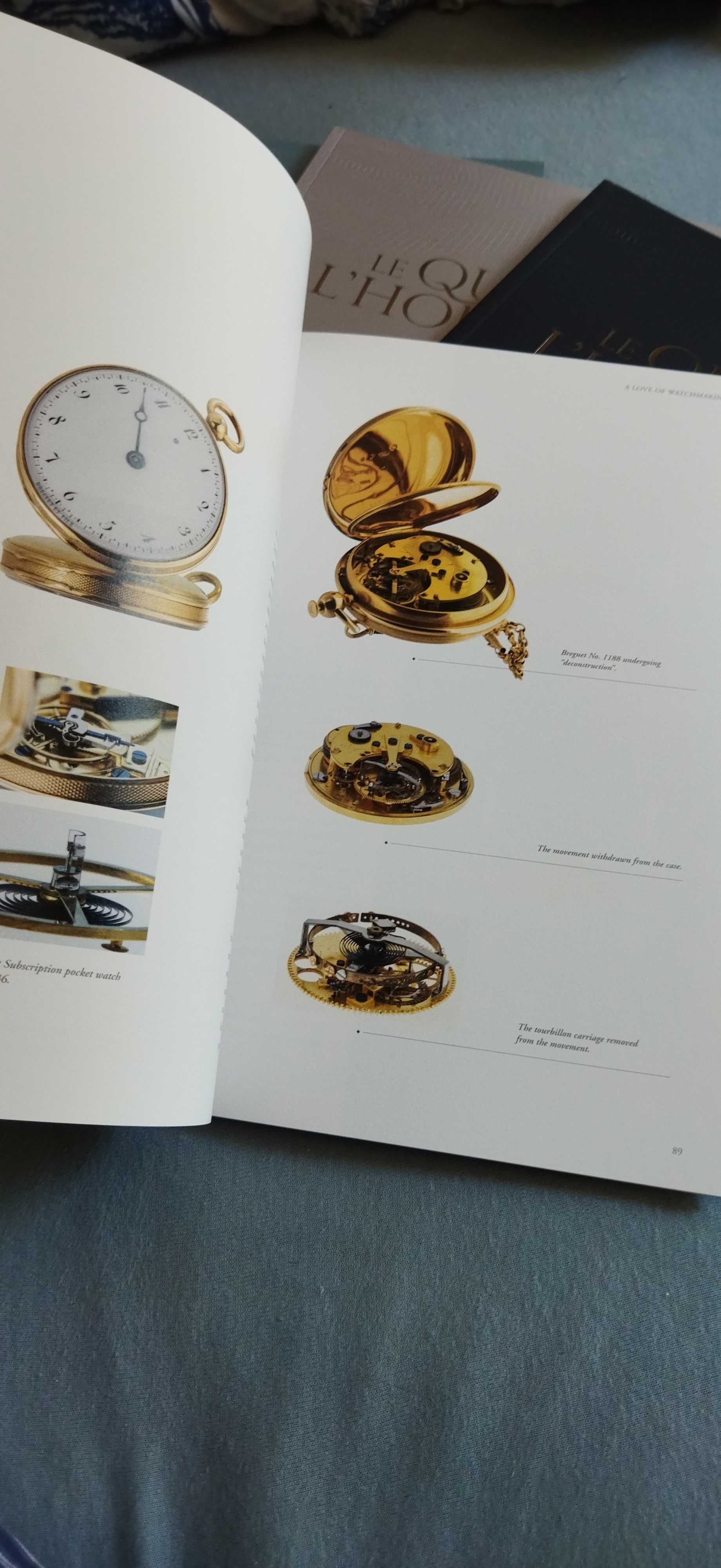 Kolekcja katalogo-ksiażek zegarków BREGUET