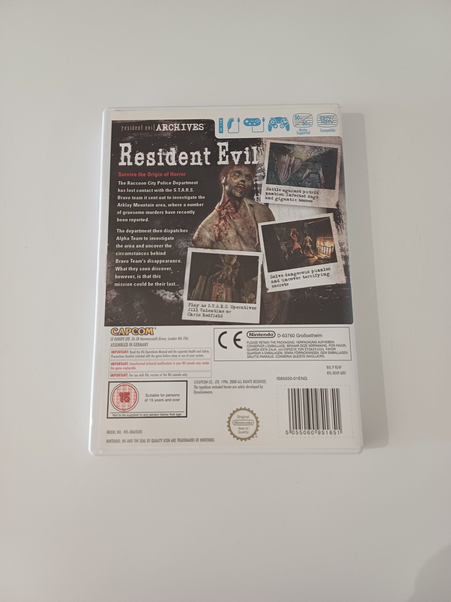 Resident Evil Nintendo Wii angielska