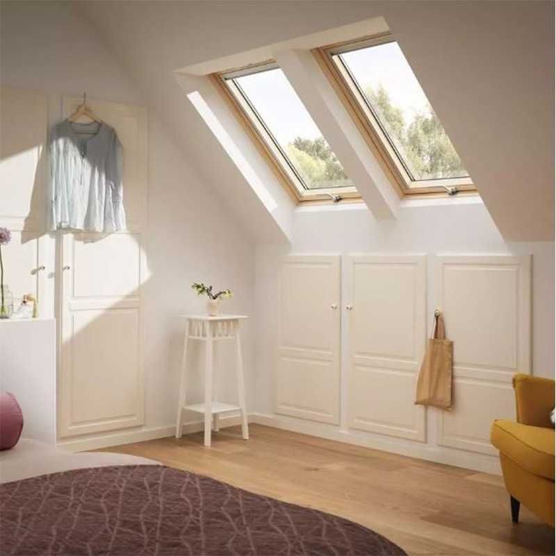 Okno dachowe VELUX GLL 1061B MK06 78x118 3-szybowe z kołnierzem