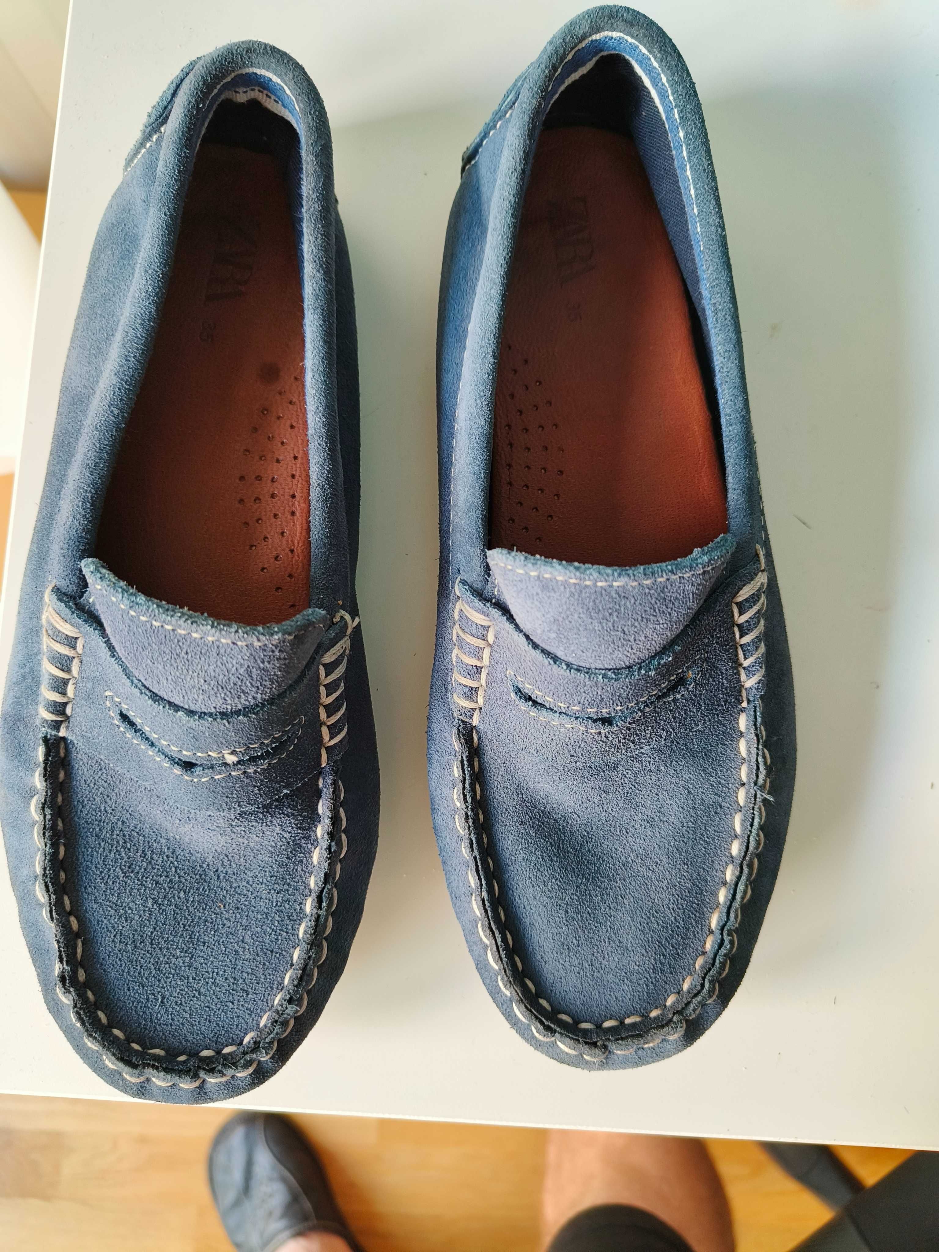 Buty dziecięce mokasyny Zara