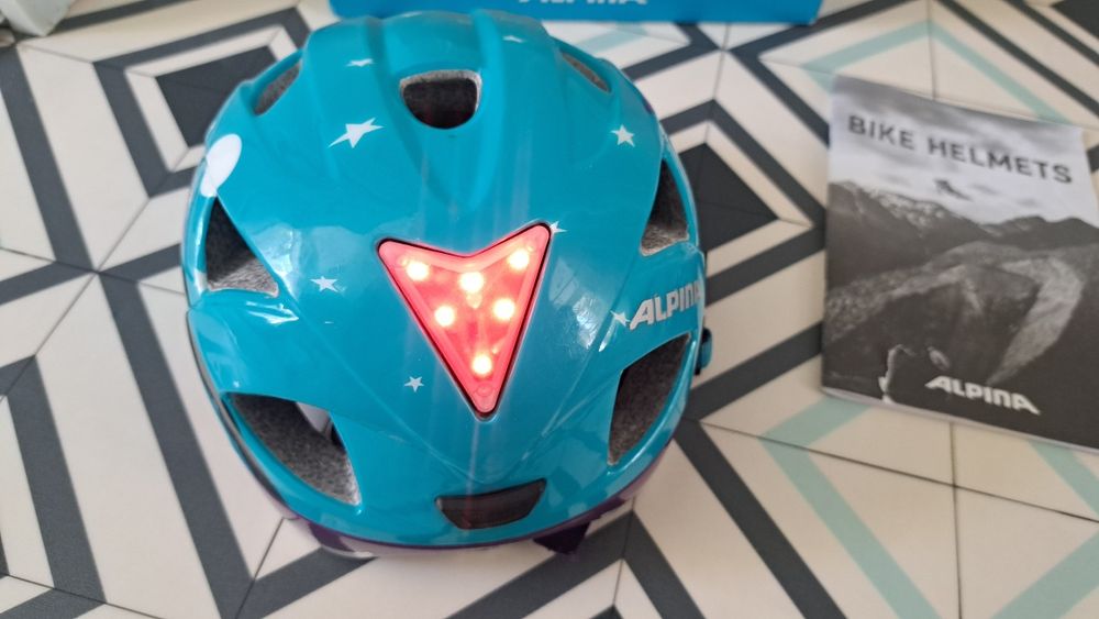 Kask rowerowy Alpina Ximo Flash 47-51 cm że światełkiem!