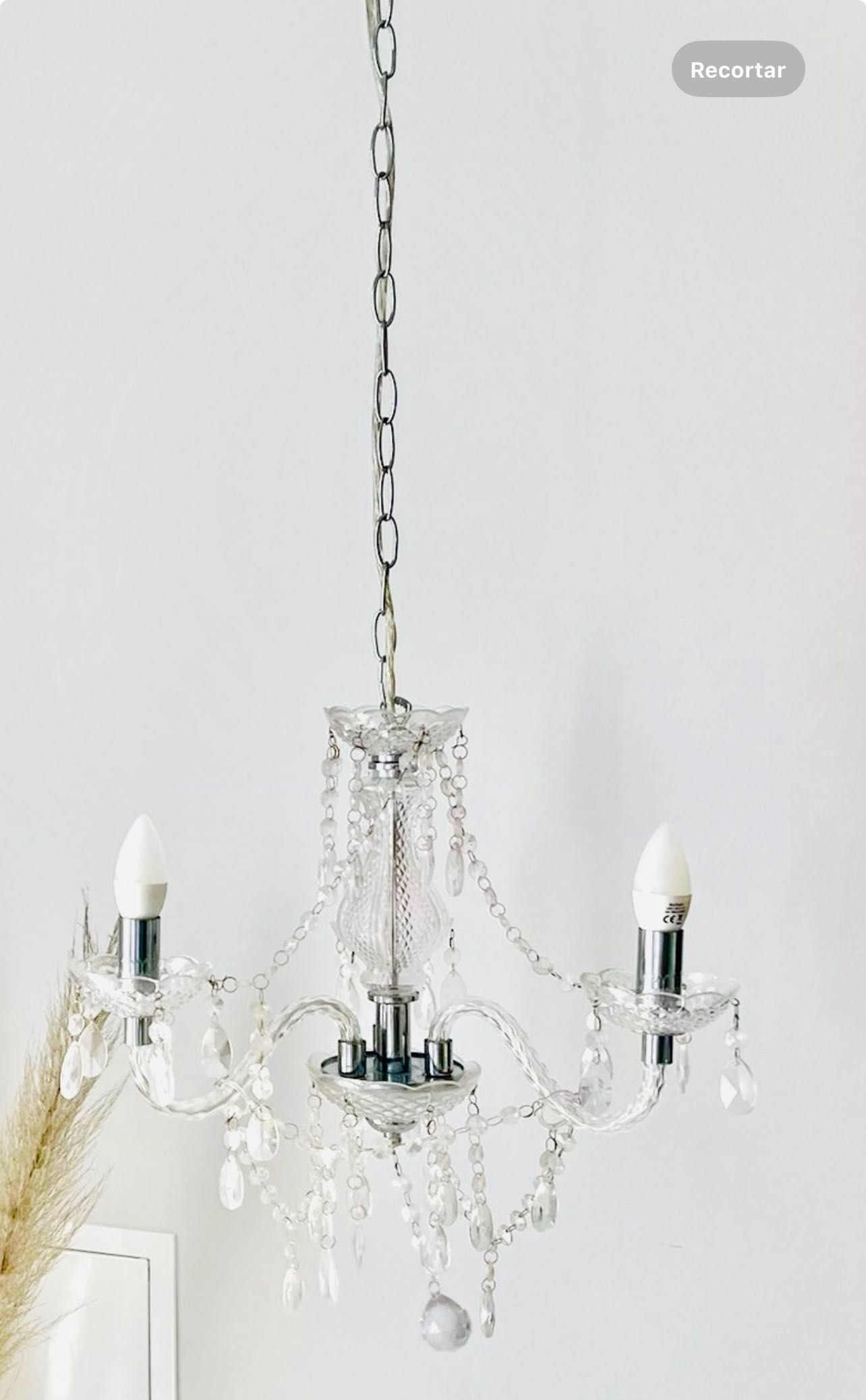 Conjunto de Lustres em Cristal com lâmpadas incluídas!