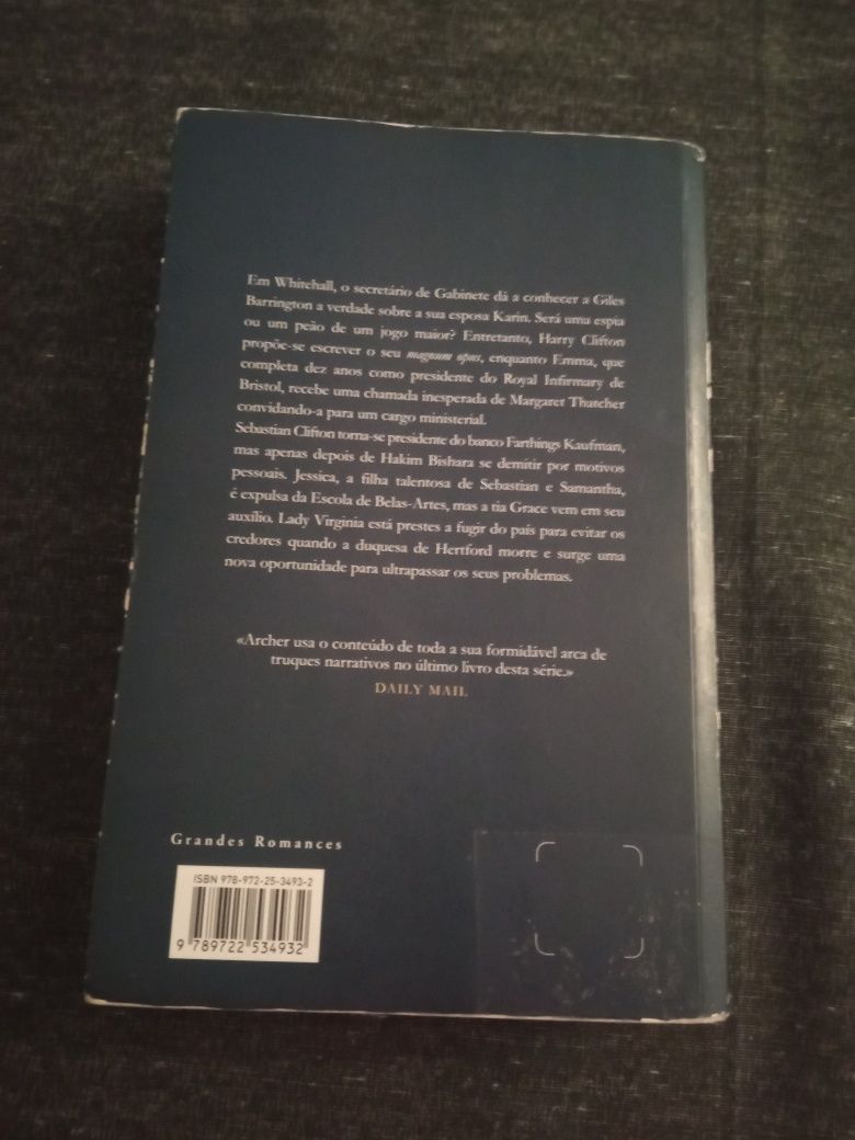 Livro de Romance Usado