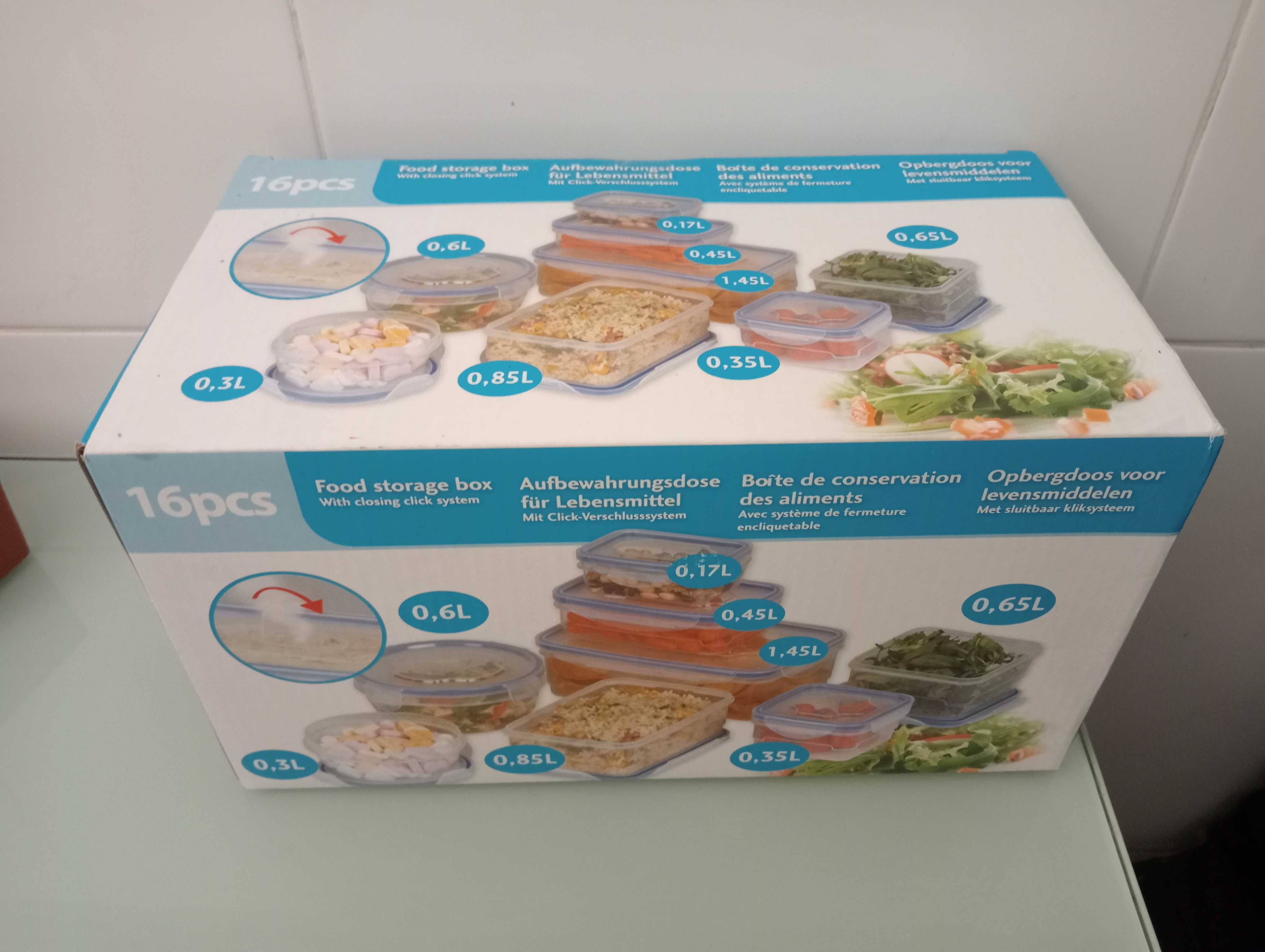 Conjunto de 8 caixas (16Pcs) "novo e embalado, na caixa"