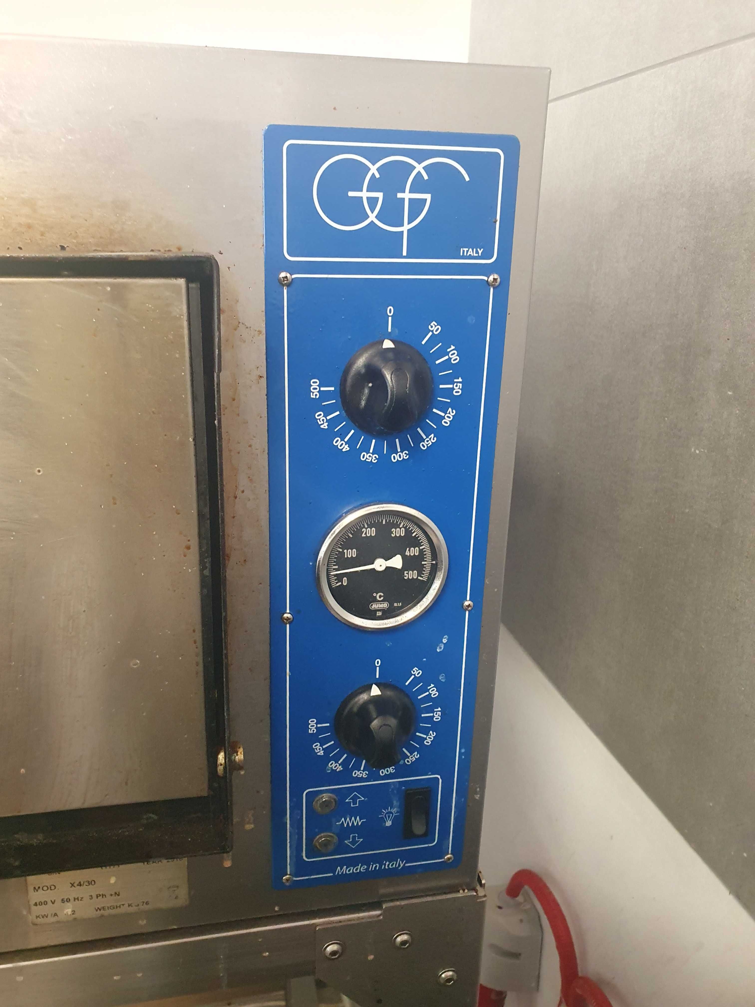 Piec do pizzy GGF Italy X4/30, z podstawą INOX