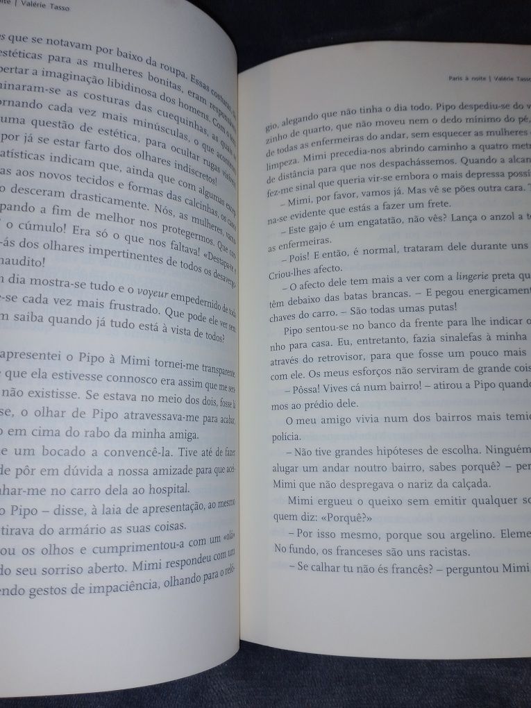 Livro " Paris á noite "