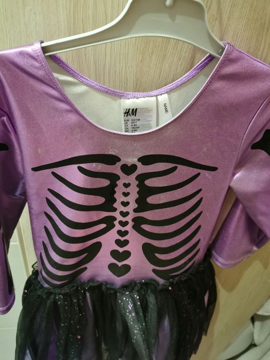 122 128 sukienka na bal kosciotrup andrzejki karnawal