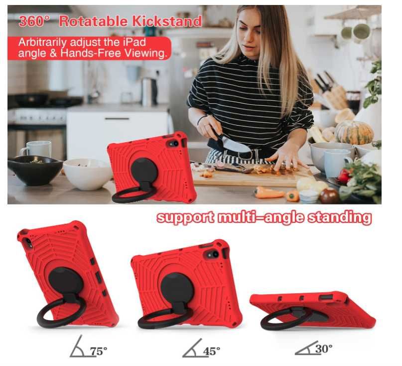 Etui Case Plecki na Apple iPad MINI 6 RED Pajęczyna + GRATIS
