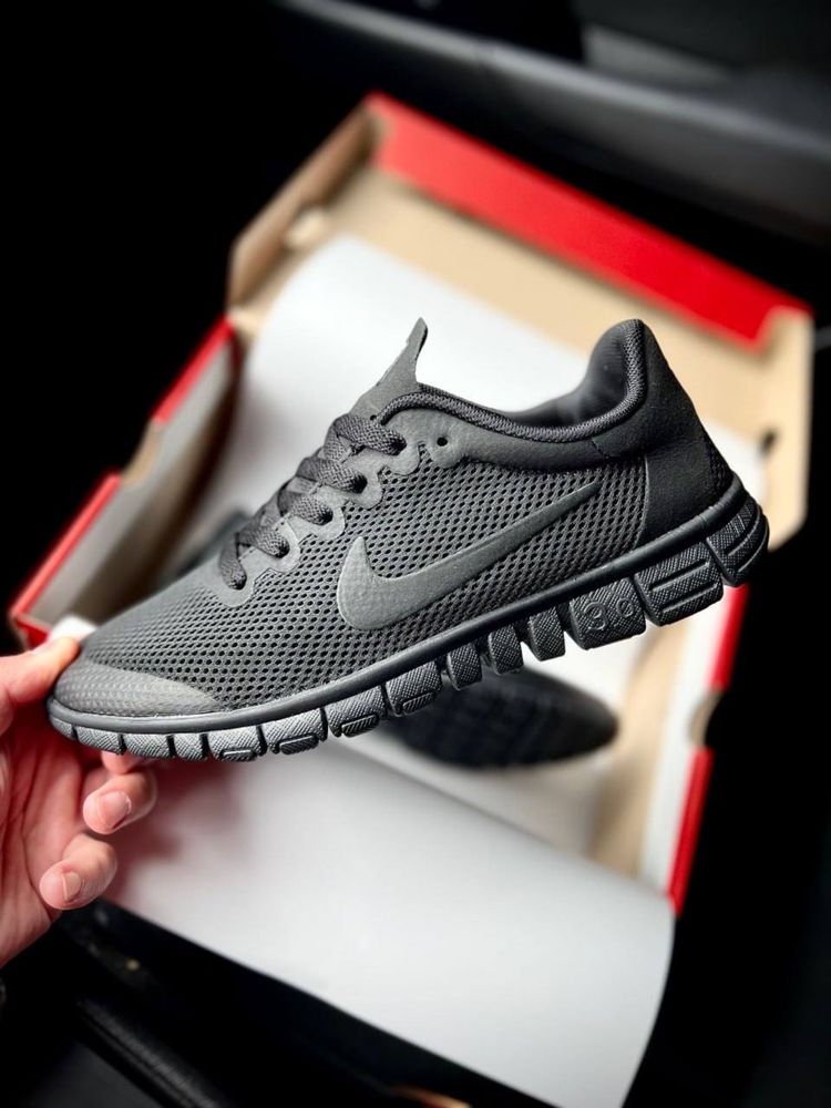 Кросівки Чоловічі Nike Free Run 3.0 All Black