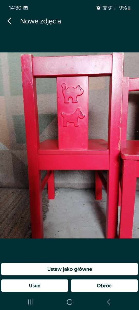 Krzesła dla dzieci Ikea