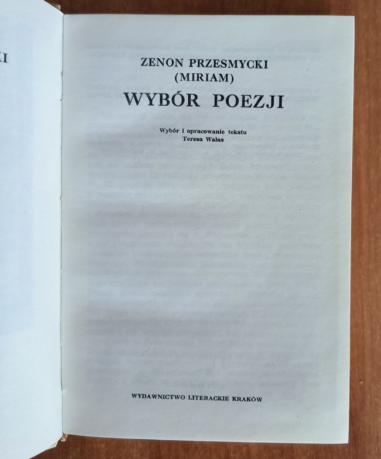 Zenon Przesmycki Miriam wybór poezji