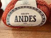 Włóczka Drops Andes 2szt kolor pomarańczowy