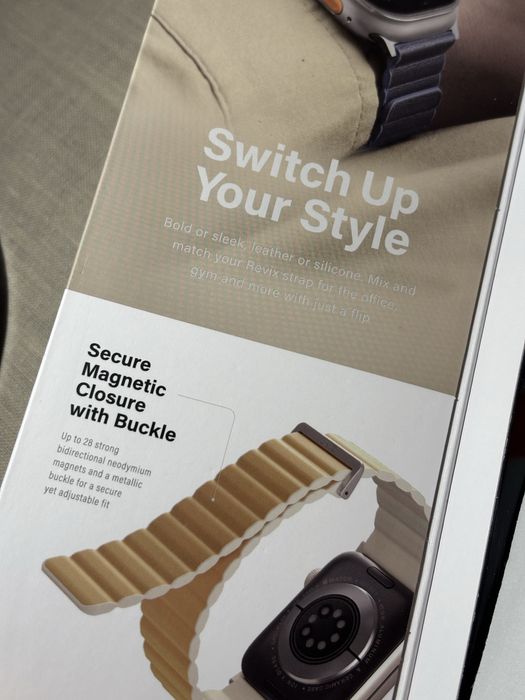 Двосторонній ремінець для Apple Watch 49/45/44/42 mm Uniq Revix