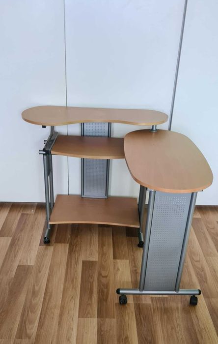 super Biurko stolik komputer laptop rozkładany olcha MDF