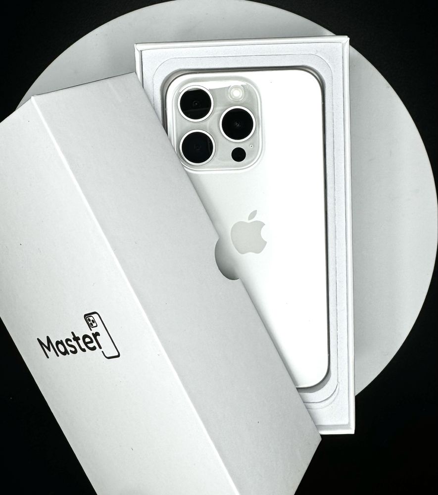 Apple iphone 15 Pro 256gb white jak nowy 100% bat 6msc gwar