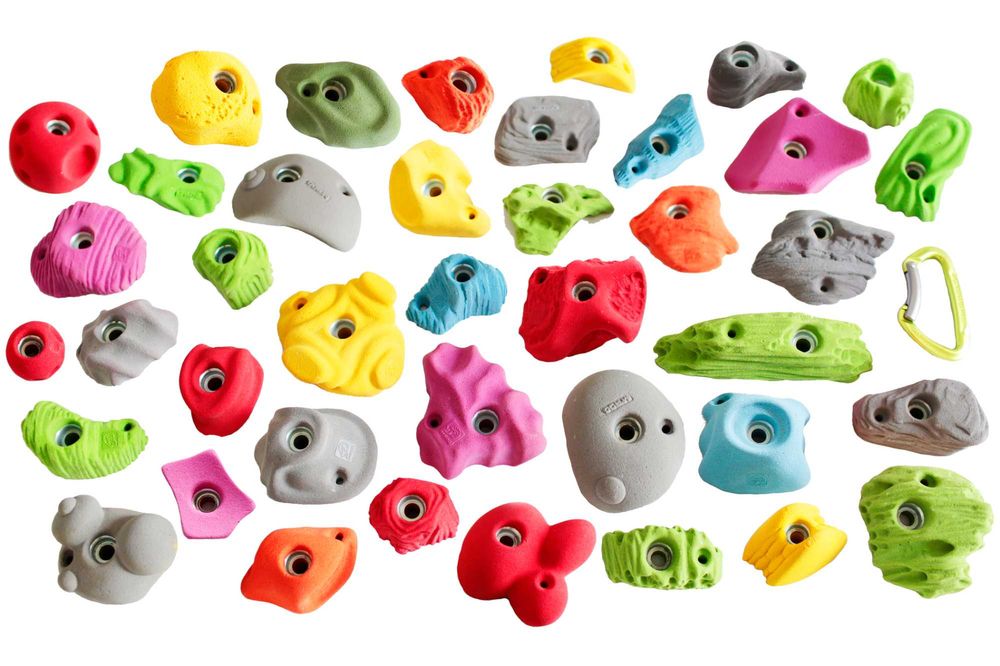 chwyty wspinaczkowe 45 szt. kamienie do wspinaczki ścianka dla dzieci