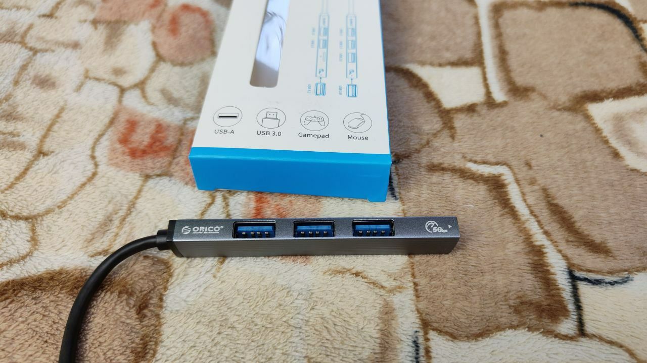 Концентратор USB хаб Orico USB3.0 2.0 HUB 4 port, ORICO AH-A13