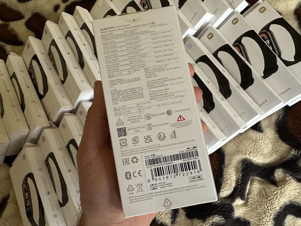 Xiaomi Smart Band 8 glodal  Black Фітнес-браслет  мі Бенд 8 укр мова