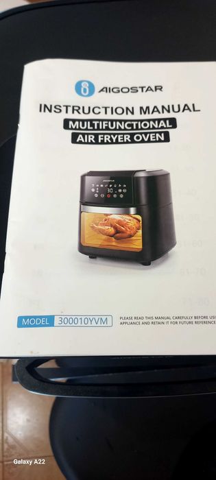 Air fryer nova na caixa