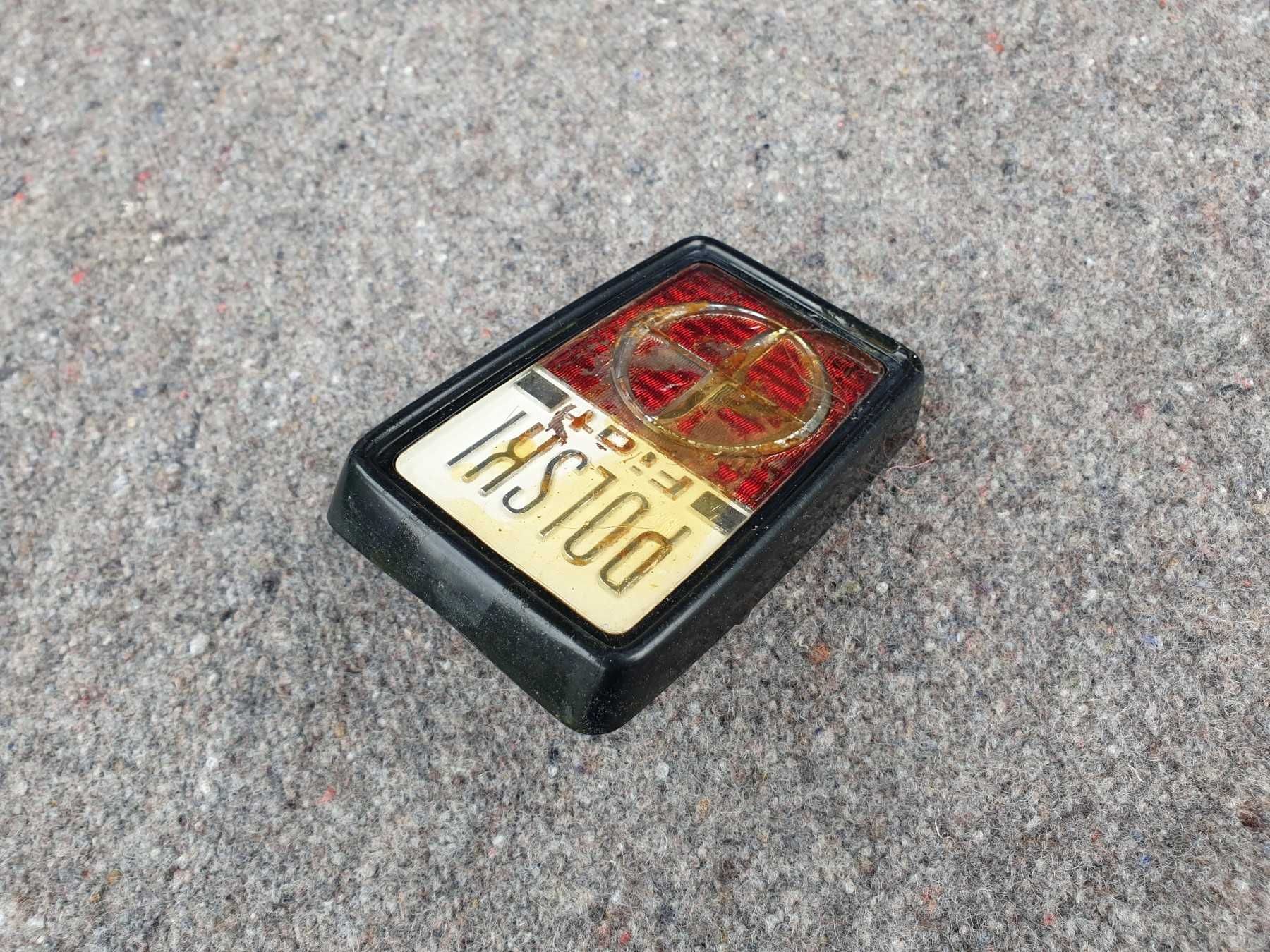 Fiat 125p    Znaczek "Polski Fiat" ramka FSO emblemat rocznik od '77