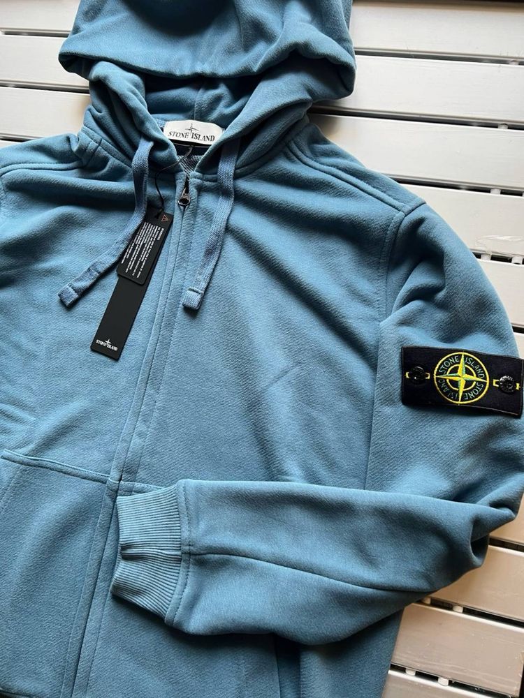 Зіп Худі Stone Island джинс | Худи Стон Айленд | Свитшот стон