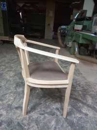 Krzesło dębowe z podłokietnikami