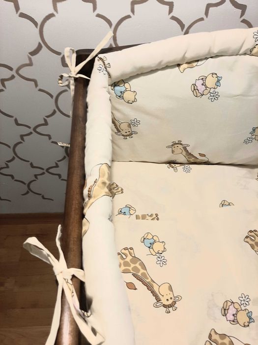 Nowa Pościel niemowlęca 3 elementowa  do łóżeczka 120x60