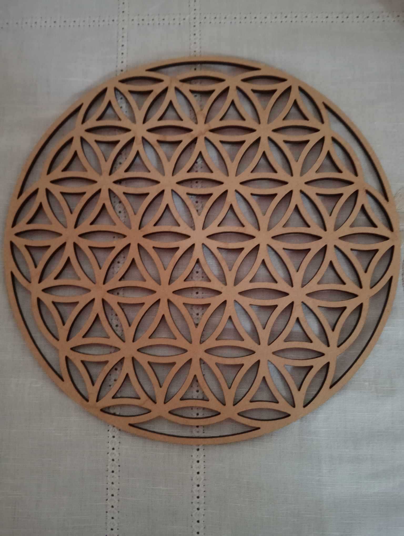 Placa Flor da vida