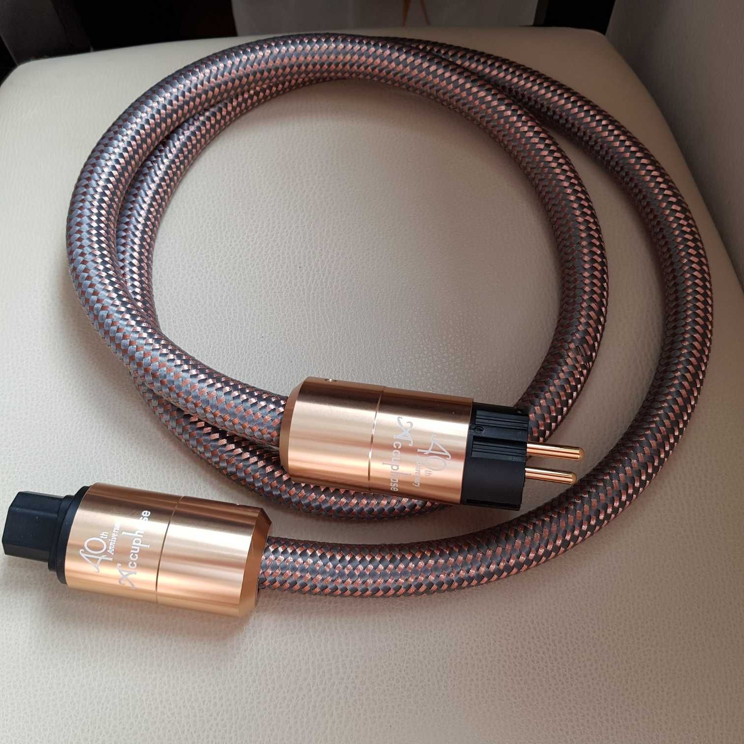 kabel zasilajacy Accuphase pradowy audio 2 metry.