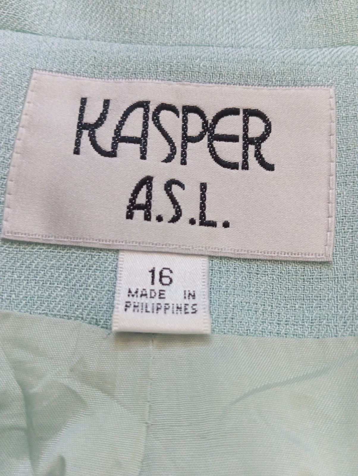 Garnitur damski Kasper A.S.L. rozmiar 16/44 made in philippines