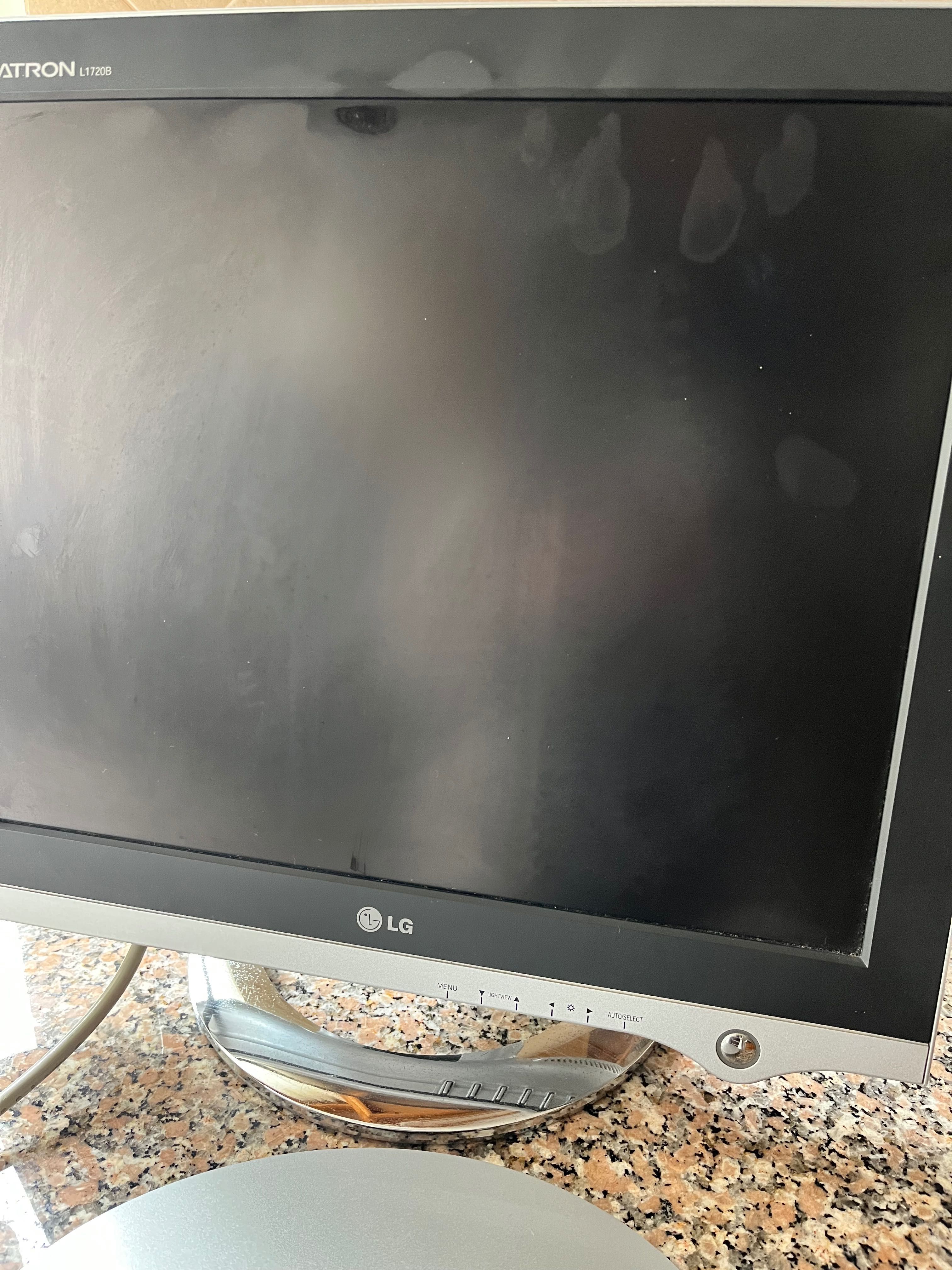 Monitor LG cinzento