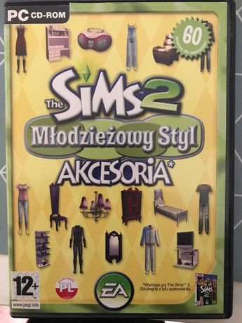 The Sims 2 - młodzieżowy styl akcesoria