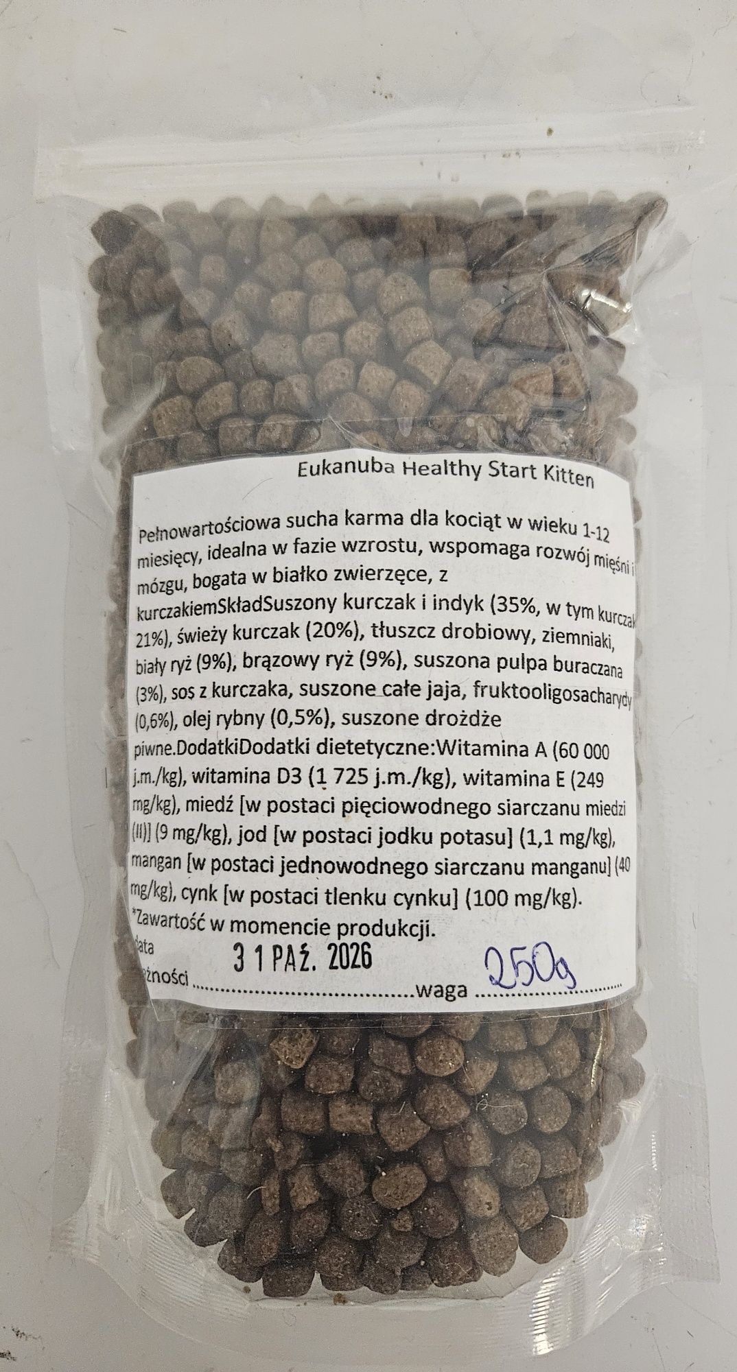 Eukanuba Healthy Start  kitten 250g