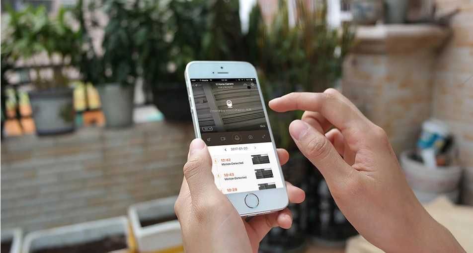 2x Kamerka Kamera Monitoring Niania Elektroniczna Telefon WiFi IP