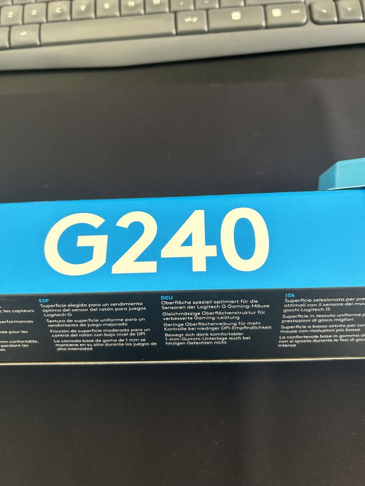 Tapete de rato Logitech G240 Gaming