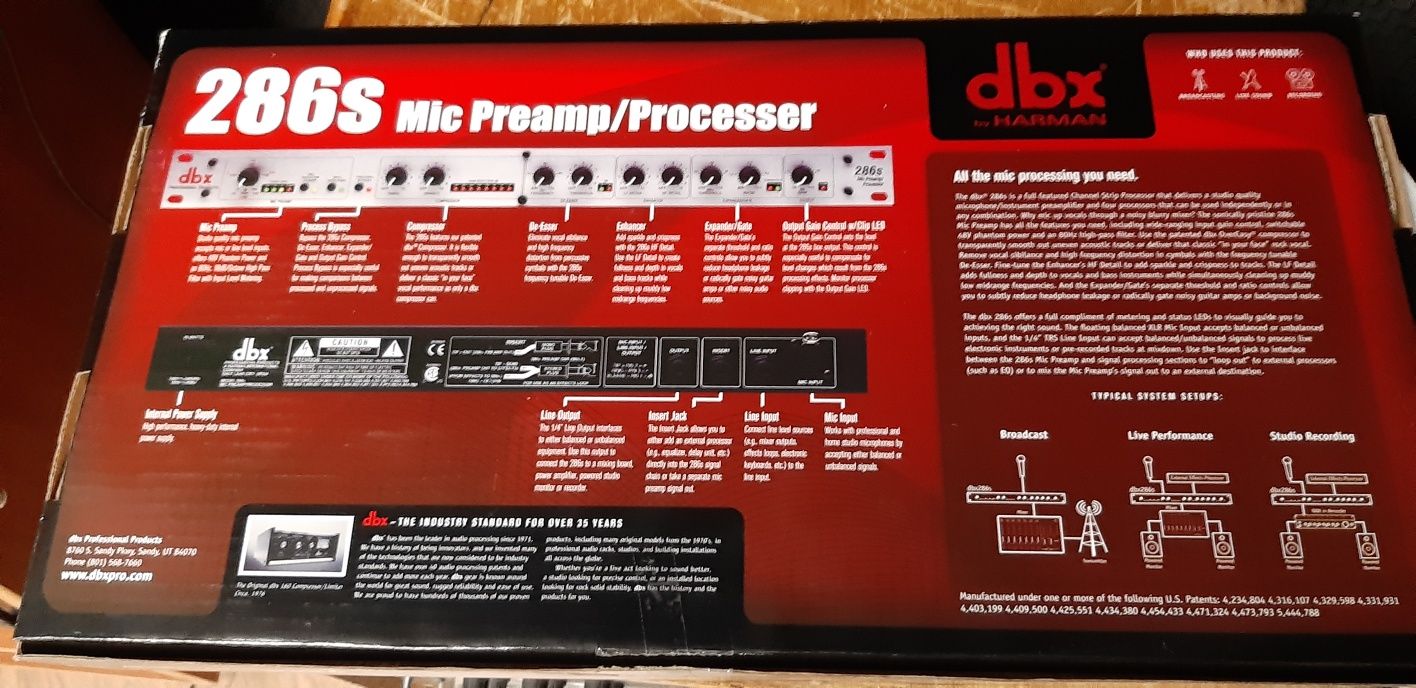 DBX 286S como novo!