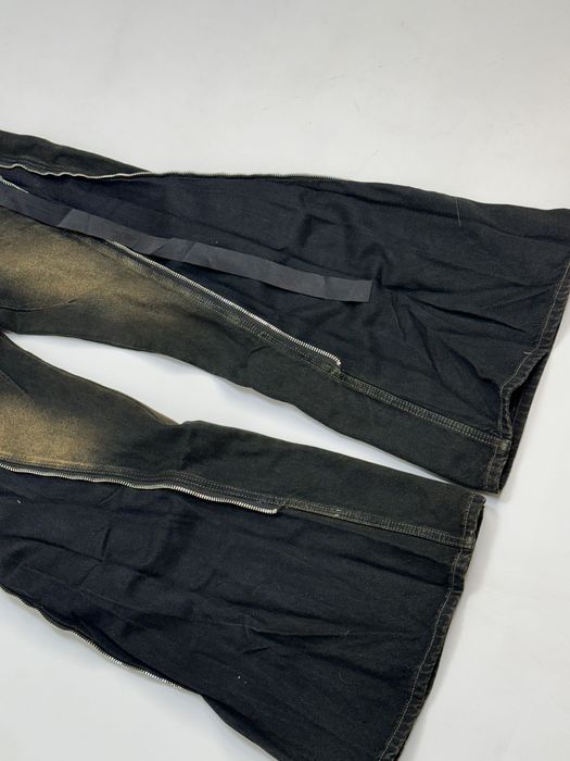 Rick Owens BANANA boot cut faded opium archive джинси сині джинсы клеш