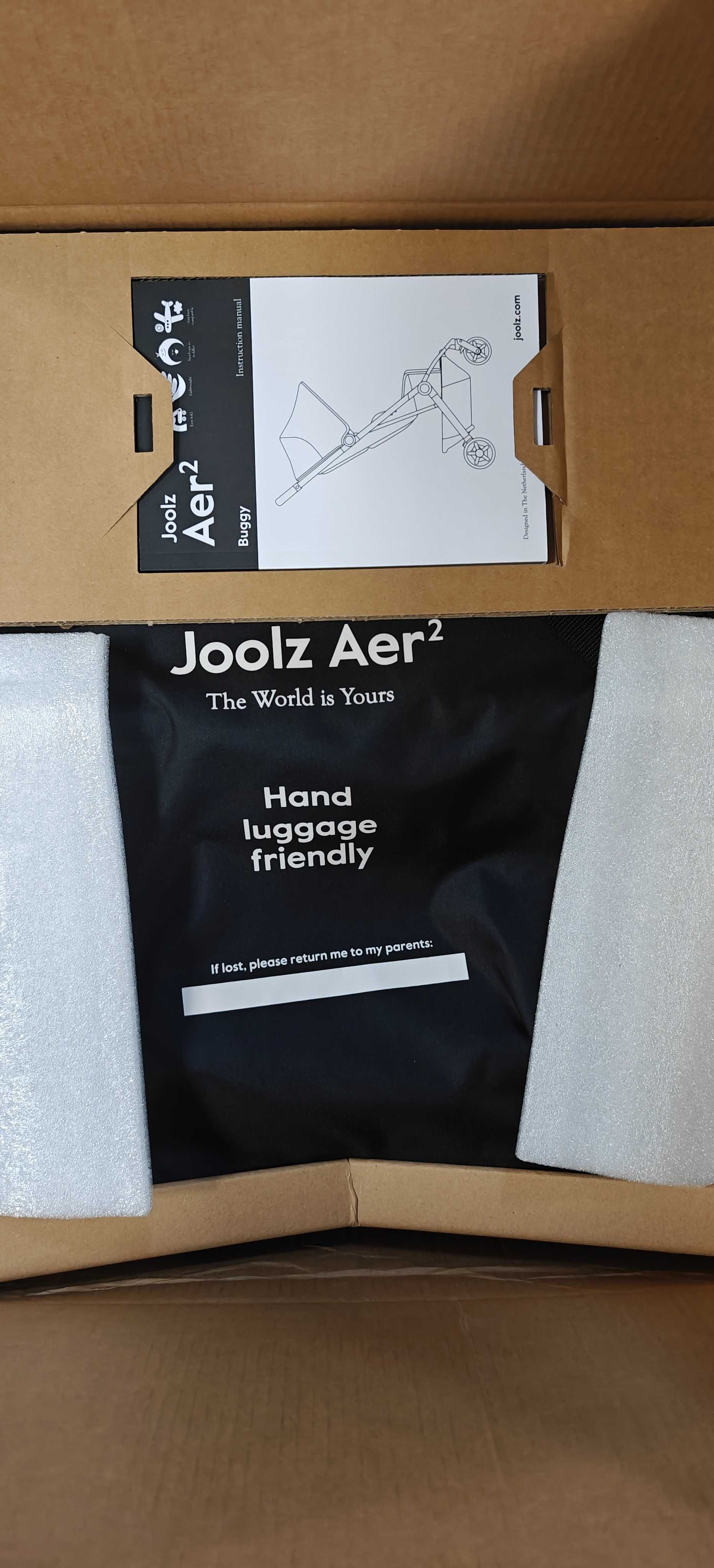 Joolz Aer 2 Sandy Taupe wózek spacerowy + pałąk Mid Brown