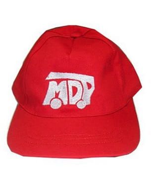 Czerwona Czapka MDP Haftowana - DDP
