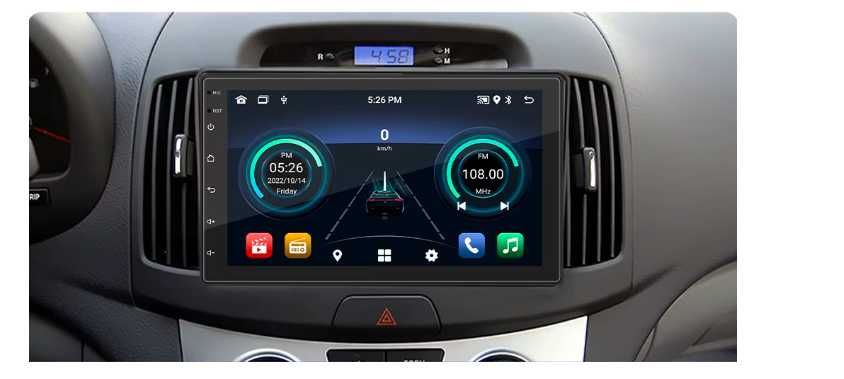 Radio samochodowe 9212B 7", dotykowy ekran, android, bluetooth, kamera