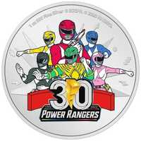 Могутні рейнджери 30-річчя Power Rangers 1 унція срібло Ag 999