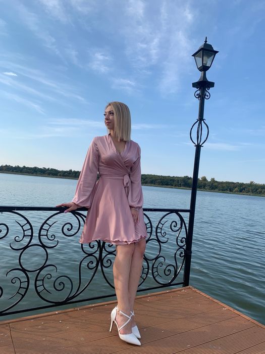 Атласна сукня, плаття розмір S/M