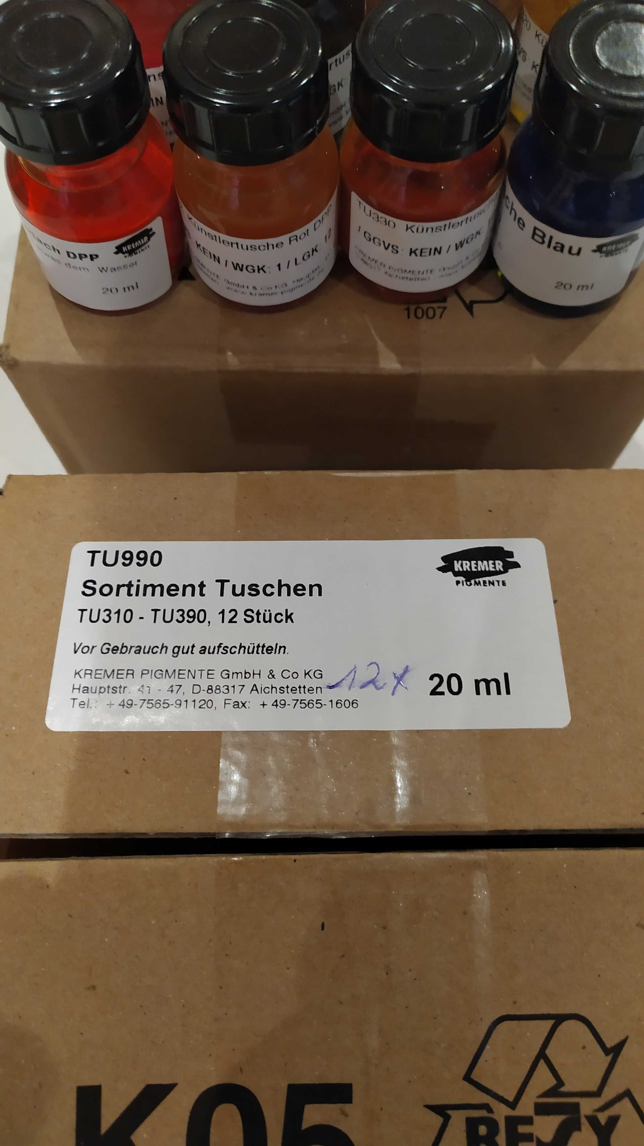 Kit de pintura - Fine Artist Ink (Kremer made)