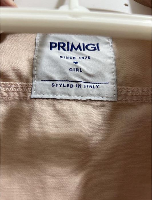 Стильна легка курточка-піджачок пудрового кольору від primigi