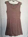 Vestido castanho Benetton TM M  VT 044