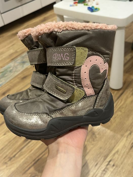 Зимові primigi 25 розмір, шкіра, gore-tex