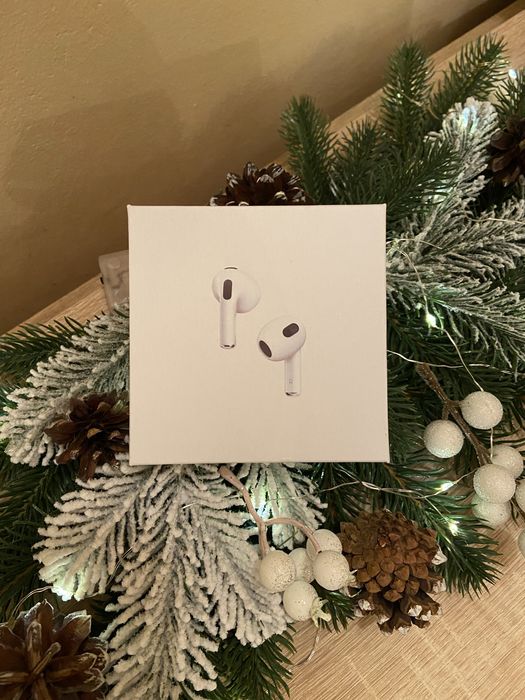 ‼️НОВОРІЧНА АКЦІЯ нові навушники АірПодс 3 1:1 якісні