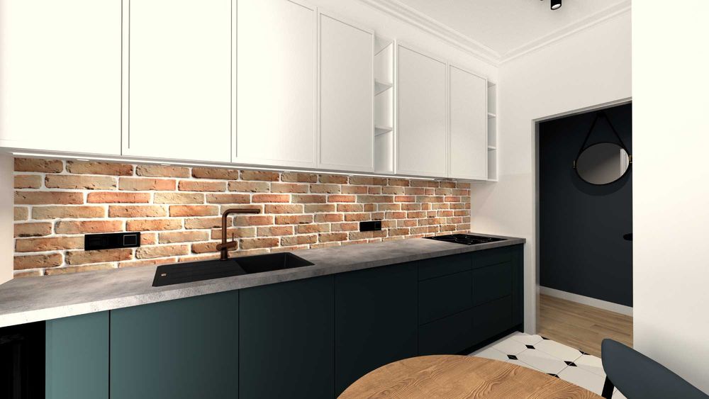 Projektowanie wnętrz . Wizualizacje 3D .